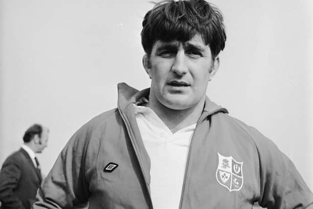 Ian McLauchlan, pictured at a Lions training camp ahead of the tour to Australia and New Zealand in 1971.