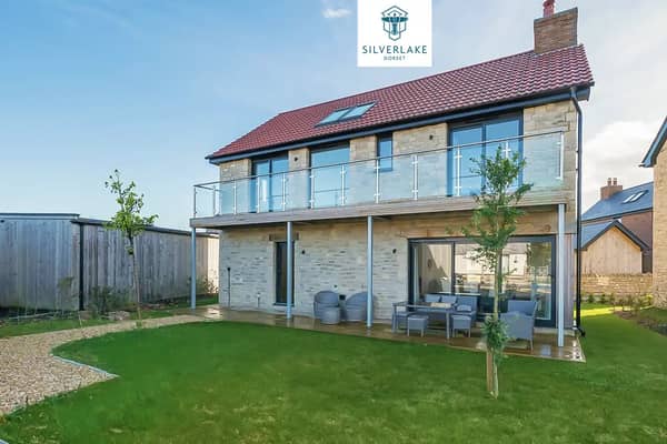 Set in an exclusive private estate, the holiday home is designed for luxury family living