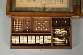 The family friendly game, created in 1801, offered different versions to play depending on ability.