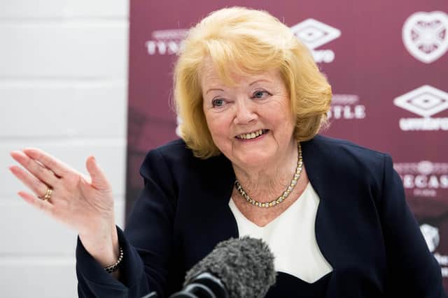 Ann Budge has been at the helm of Hearts for 12 years.