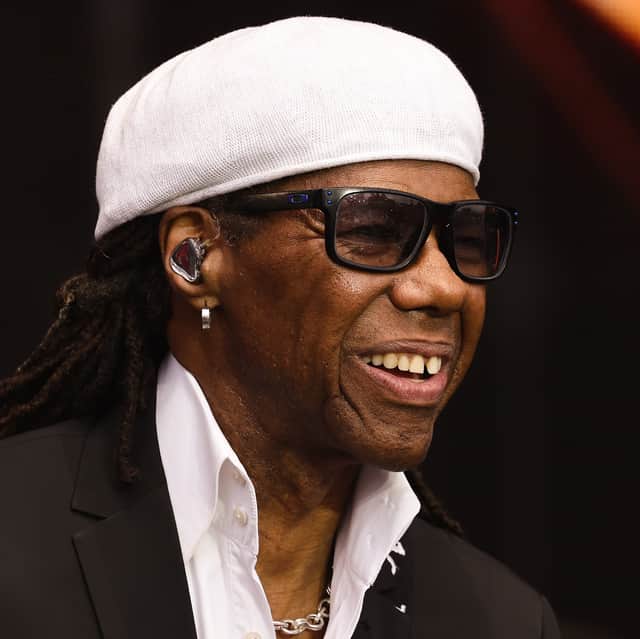 Nile Rodgers performing with Chic at TRNSMT Festival, Glasgow, 2022.