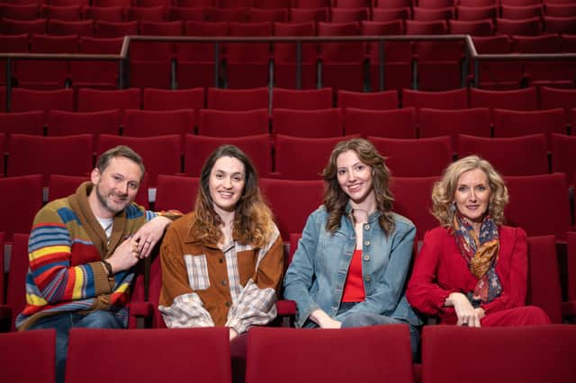 The cast of a Toast Fae the Lassies.
