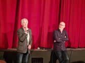 Denis Lawson, pictured with director of programming Rod White, discovered the mystery film the Filmhouse was planning to show at an opening event was Local Hero, in which Lawson plays a starring role
