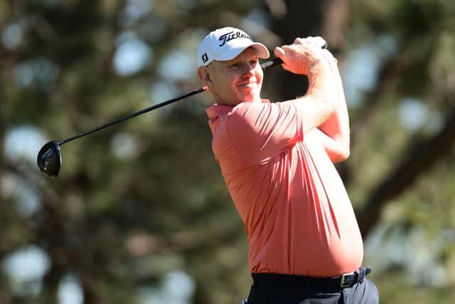 Stephen Gallacher finished joint-18th on his debut in the US Senior Open at The Broadmoor in Colorado Springs