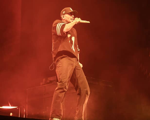 Chris Brown has a date with Glasgow.