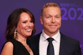 Sir Chris Hoy, pictured with his wife Sarra, has said raising awareness of prostate cancer has given him 'a purpose' following his diagnosis (Picture: Martin Rickett)
