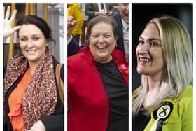 Community Safety Minister Siobhian Brown, Scottish Labour deputy leader Dame Jackie Baillie MSP, and Karen Adam MSP