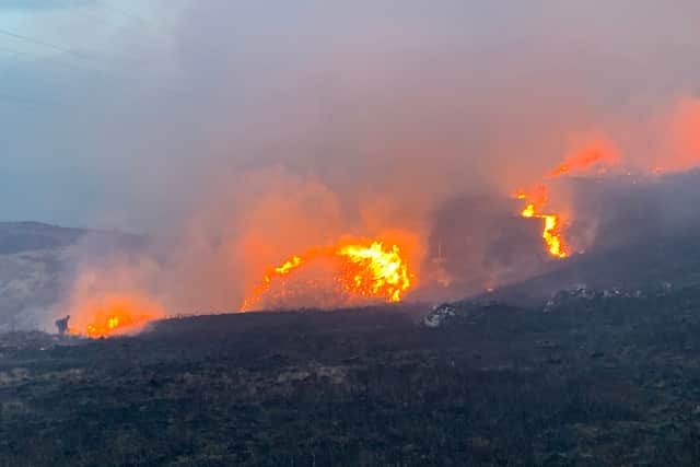 Firefighters have been battling blazes across the Highlands and Moray.