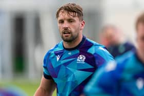 Ben Muncaster during a Scotland rugby training session at the Oriam last week.  (Photo by Mark Scates / SNS Group)