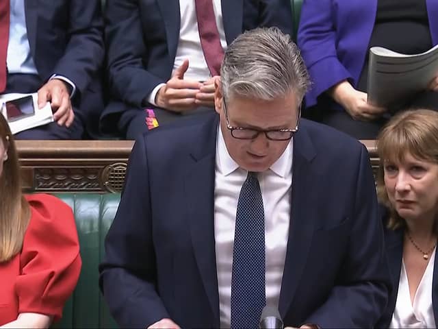 Chancellor Rachel Reeves was clearly emotional as Keir Starmer was grilled about the Labour rebellion over the welfare Bill (Picture:  House of Commons/UK Parliament)