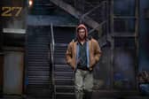 Glen Powell stars in Paramount Pictures' The Running Man. 