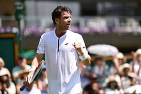 Cameron Norrie is playing his second round match at Wimbledon today.