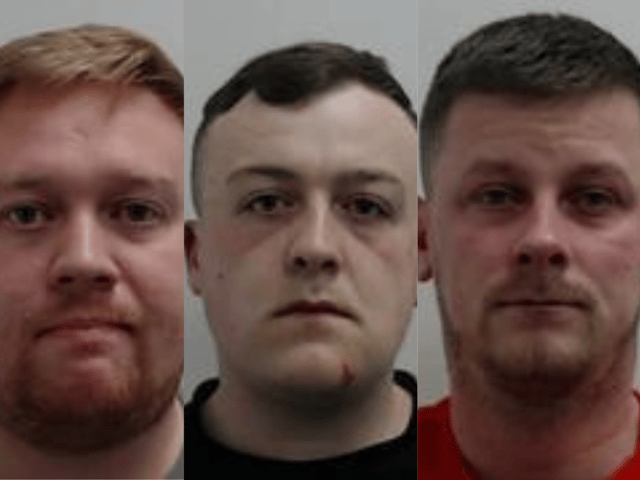 Left to right: Ryan McGovern, John Murray and Dale Bauld were convicted for a series of organised crime offences in Edinburgh and the Lothians