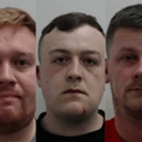 Left to right: Ryan McGovern, John Murray and Dale Bauld were convicted for a series of organised crime offences in Edinburgh and the Lothians