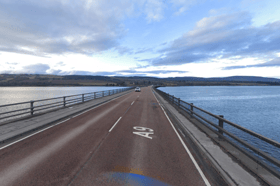 The bridge is a key part of the North Coast 500 route. 