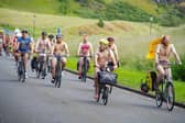 The Edinburgh leg of the World Naked Bike Ride takes place every year