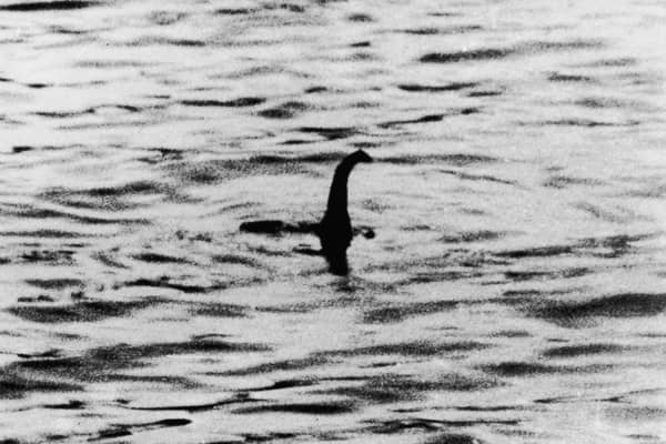 A view of the Loch Ness Monster, near Inverness, Scotland, April 19, 1934. The photograph was later exposed as a hoax. 