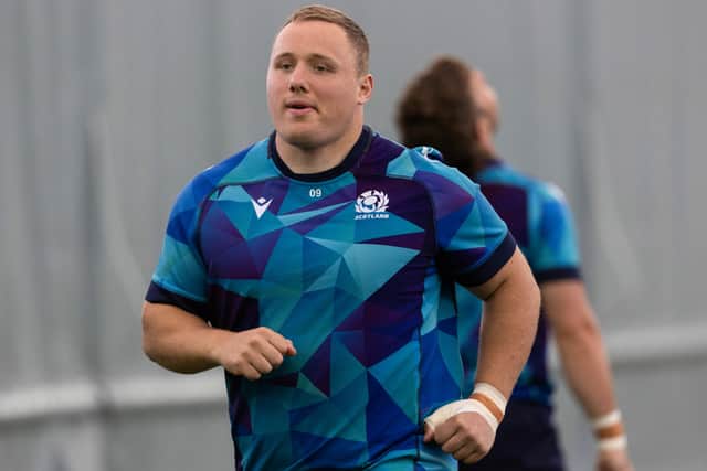 Fin Richardson will play for Scotland for the first time in Saturday's game against the  Māori All Blacks.
