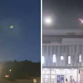 'Meteor’ flashes across the night sky in Scotland.