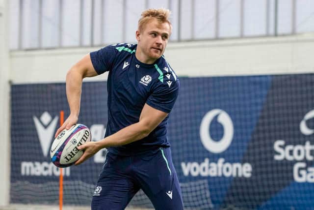 Arron Reed starts on the wing for Scotland.