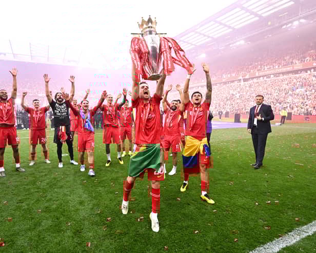 Diego Jota won the EPL title with Liverpool last season.