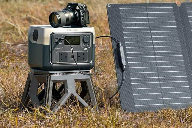 Hook it up to solar and you can run devices for days