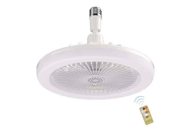 The remote control makes it easy to alter LED settings and fan speeds.