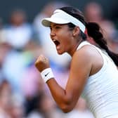 Emma Raducanu is playing the world number one today.