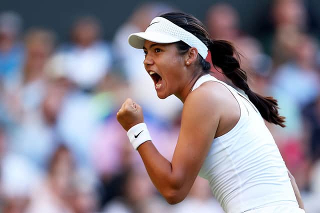 Emma Raducanu is playing the world number one today.