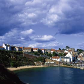 The scenic walk begins in Crail.
