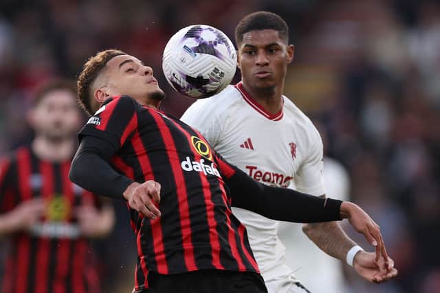 Max Aarons is on loan at Rangers from Bournemouth.