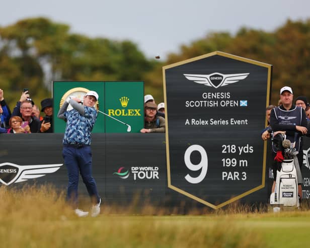 Bob MacIntyre pictured during last year’s Genesis Scottish Open at The Renaissance Club 