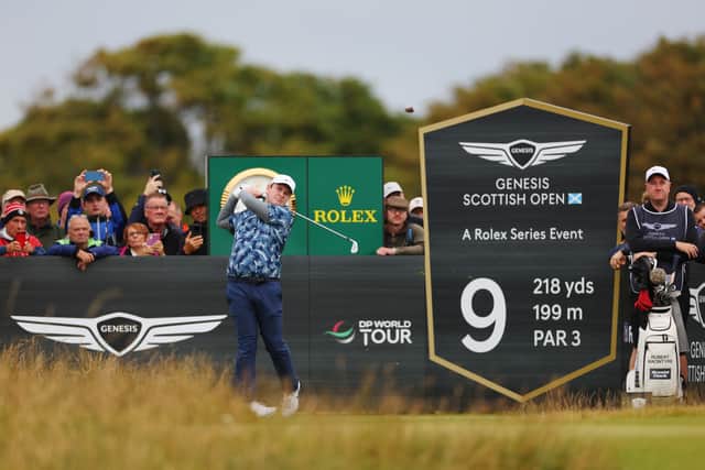 Bob MacIntyre pictured during last year’s Genesis Scottish Open at The Renaissance Club