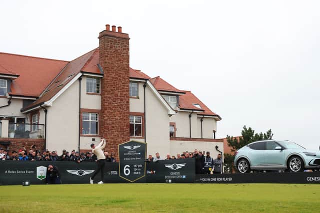 Rory McIlroy tees off at the sixth hole at The Renaissance Club in last year’s event