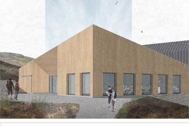 A drawing from plans for the new centre