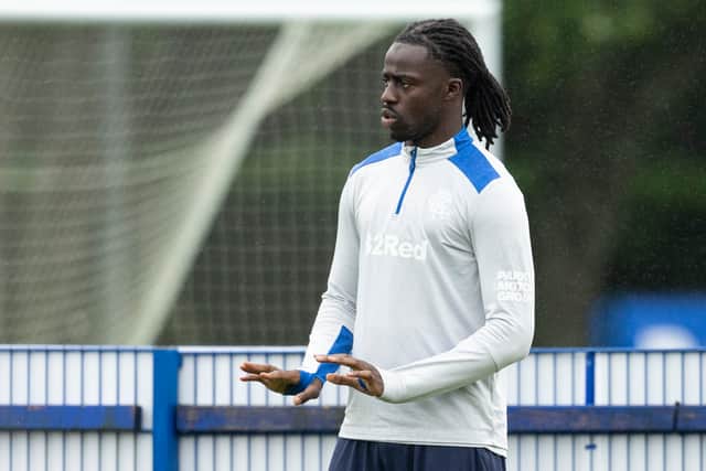 Clinto Nsiala does not have a long-term future at Rangers.