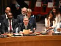 Keir Starmer, with Foreign Secretary David Lammy sitting behind him, addresses the United Nations Security Council in September last year (Picture: Leon Neal/WPA pool)