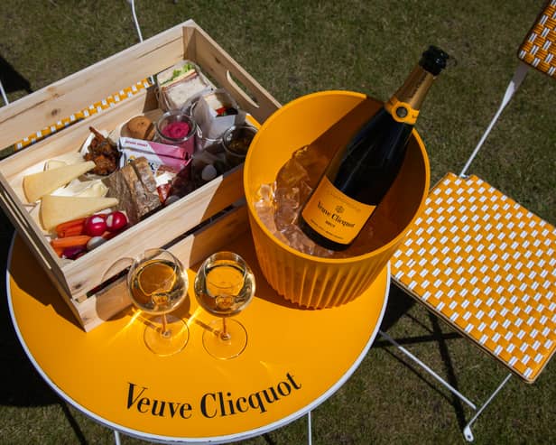 The Veuve Clicquot picnic brunch is running until September at the Old Course Hotel.