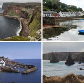 Some of the stunning sights you can see while walking Scotland's coastline.