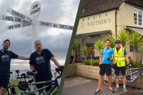 Ben McFarland and Tom Sandham, together known as the ‘Thinking Drinkers’, finished their 'Great British Pub Ride' on July 3.
