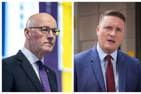 First Minister John Swinney and UK Health Secretary Wes Streeting