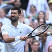 Novak Djokovic is hoping to bag a quarter final space today.