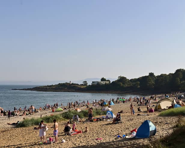 Edinburgh and Glasgow will see scorching temperatures this weekend.