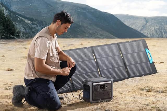 Hook it up to solar panels and you could have power for days