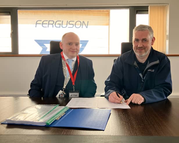Ferguson Marine have signed the deal with BAE Systems.