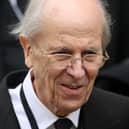 Lord Norman Tebbit leaves the Ceremonial funeral of former British Prime Minister Baroness Thatcher at St Paul's Cathedral in 2013. Picture: Chris Jackson/PA Wire