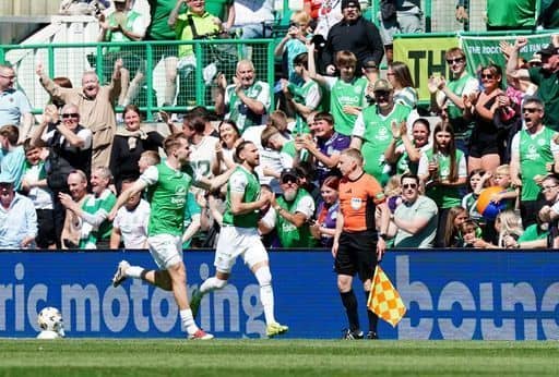 Hibs welcome German third-tier side Rot-Weiss Essen to Easter Road in pre-season on Thursday. Cr: PA.