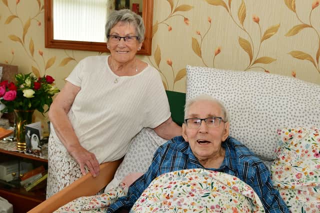 Marion and Bill Denholm celebrated golden wedding on July 3