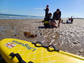 Lifeguards saved three paddleboarders in difficulty last week on east coast beaches. 