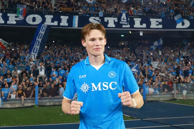 Scott McTominay won the Serie A title with Napoli.